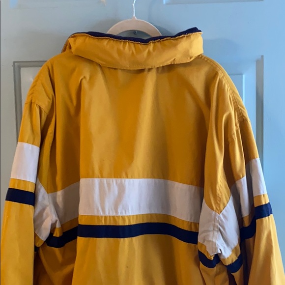 Vintage 90s American Eagle Half Zip Pull Over Coat - Picture 7 of 7